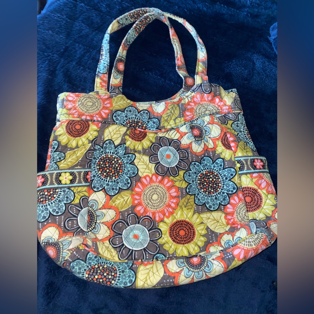 Vera Bradley Tote in retired print: Flower Shower